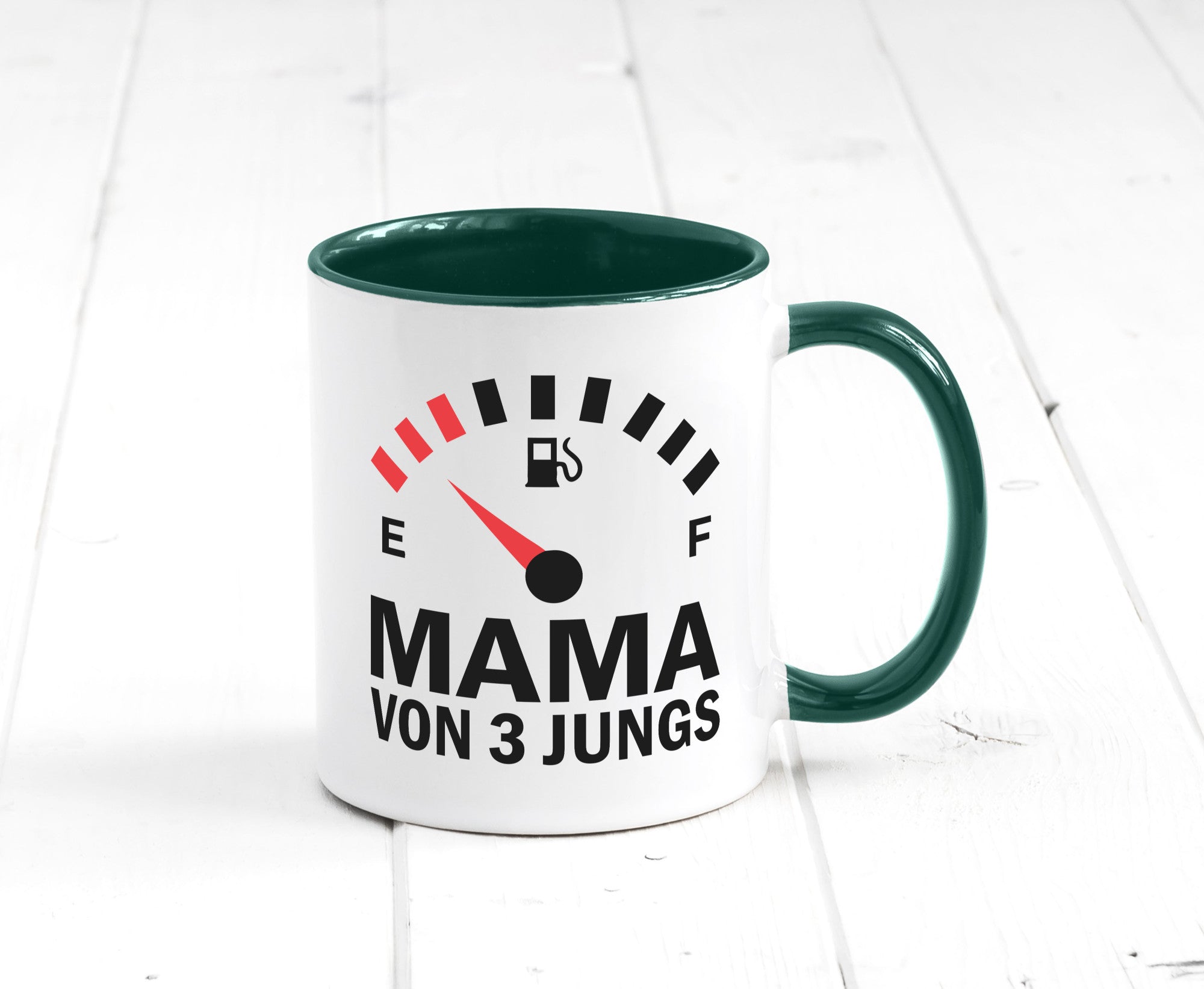 Mama von 3 Jungs | Muttertag Geschwister lustiger Spruch Geschenk Familie