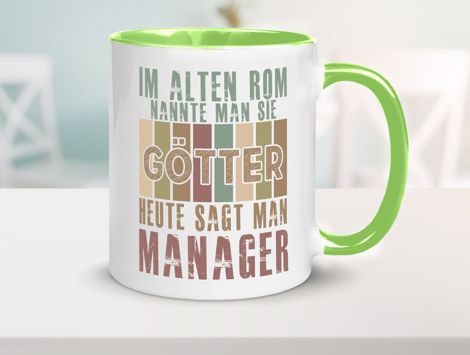Heute sagt man: Manager | Management Humor Geschenkidee Tasse