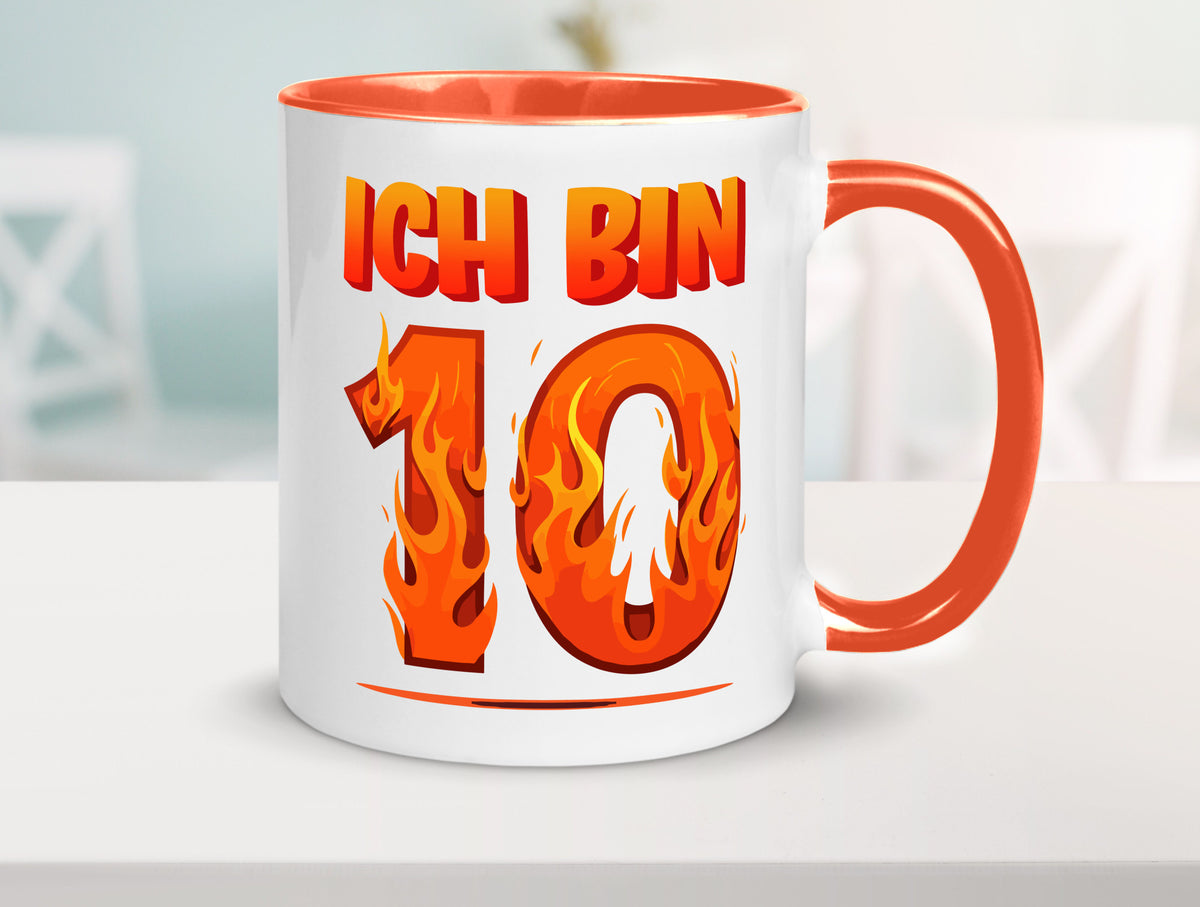 10. Geburtstag | 10 Jahre Drache lustiger Spruch Geschenk Geschenkidee Tasse