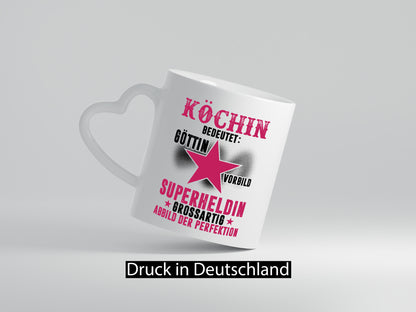 Bedeutung von Köchin | Chefköchin Chefkoch lustiger Spruch Geschenk Arbeit