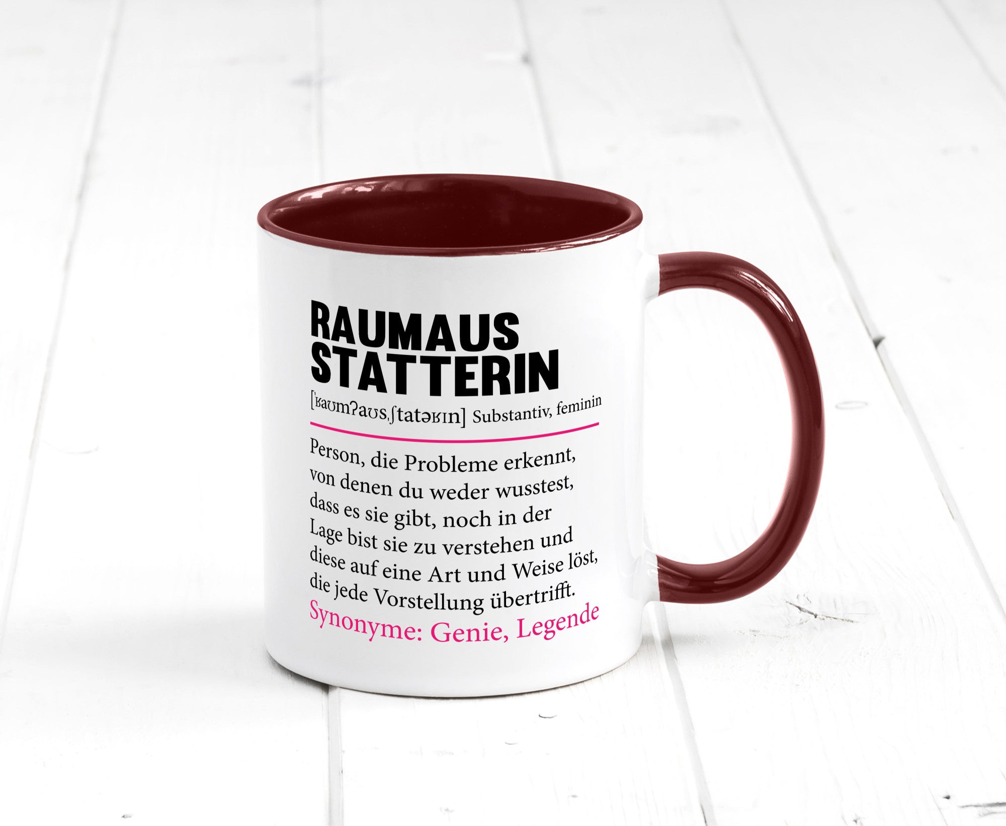 Raumausstatterin | Wohn Ausstatterin Beruf Humor Geschenk Arbeit Kollegen Büro