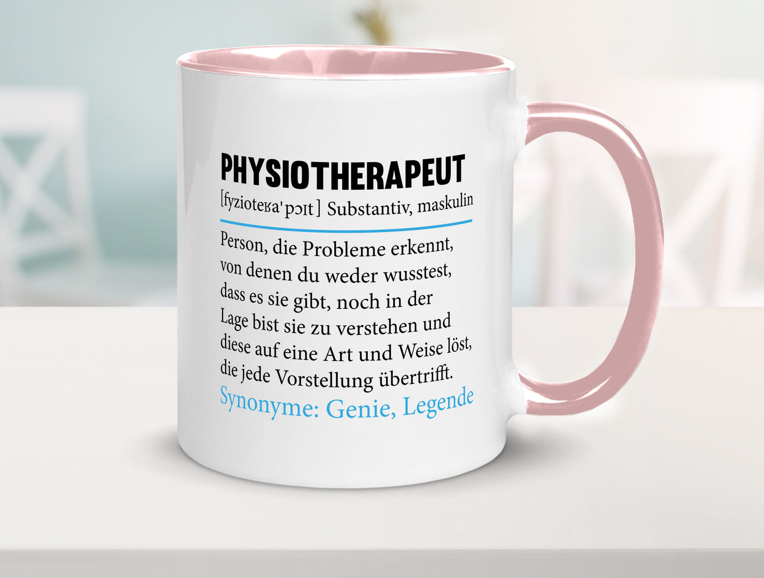 Physiotherapeut | Beruf Spruch Text lustig v2 Humor Arbeit Kollegen Büro