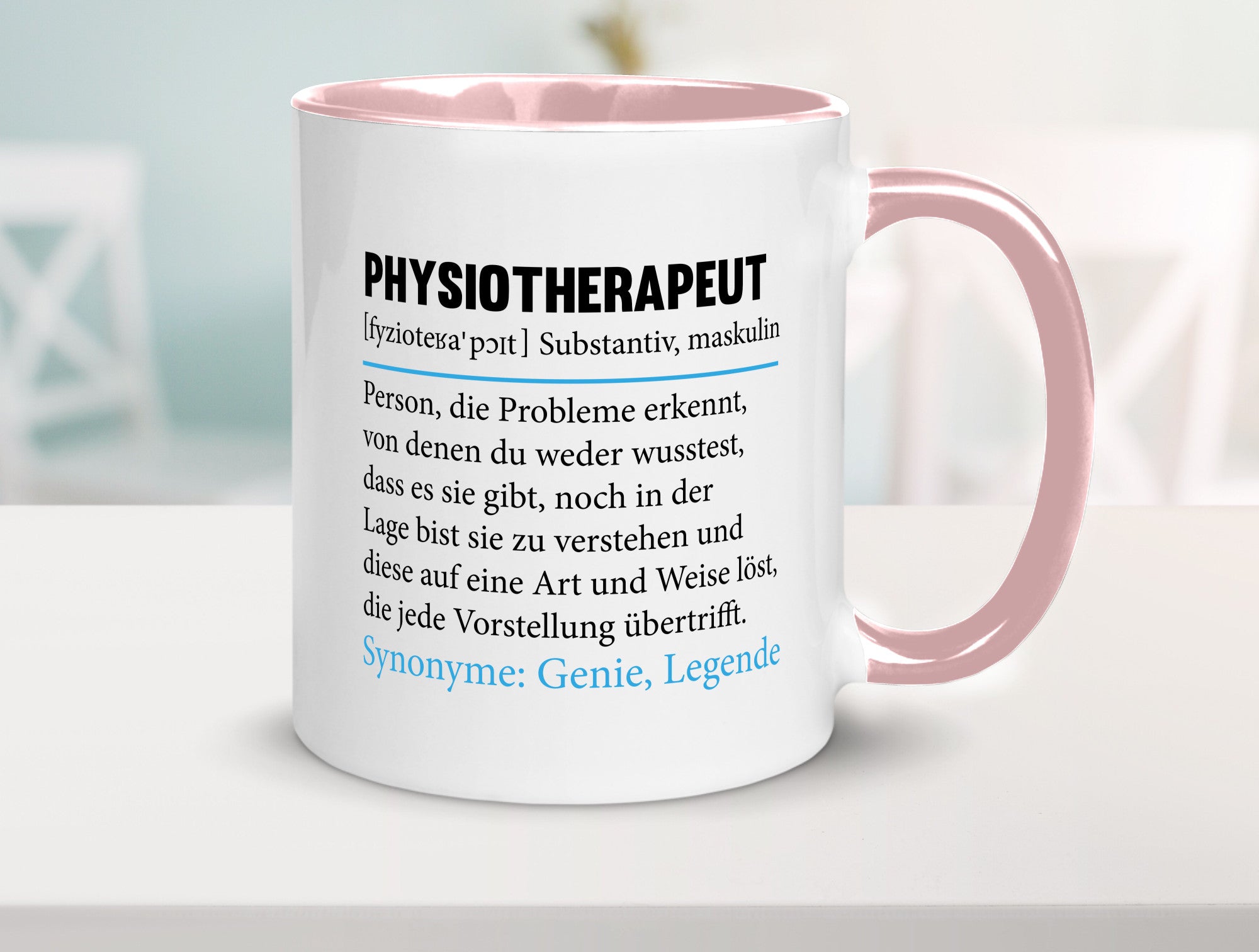 Physiotherapeut | Beruf Spruch Text lustig v2 Humor Arbeit Kollegen Büro