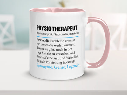 Physiotherapeut | Beruf Spruch Text lustig v2 Humor Arbeit Kollegen Büro