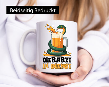 Bierarzt im Dienst | Tierarzt Arzt Geschenk Tierliebhaber Humor lustiger Spruch