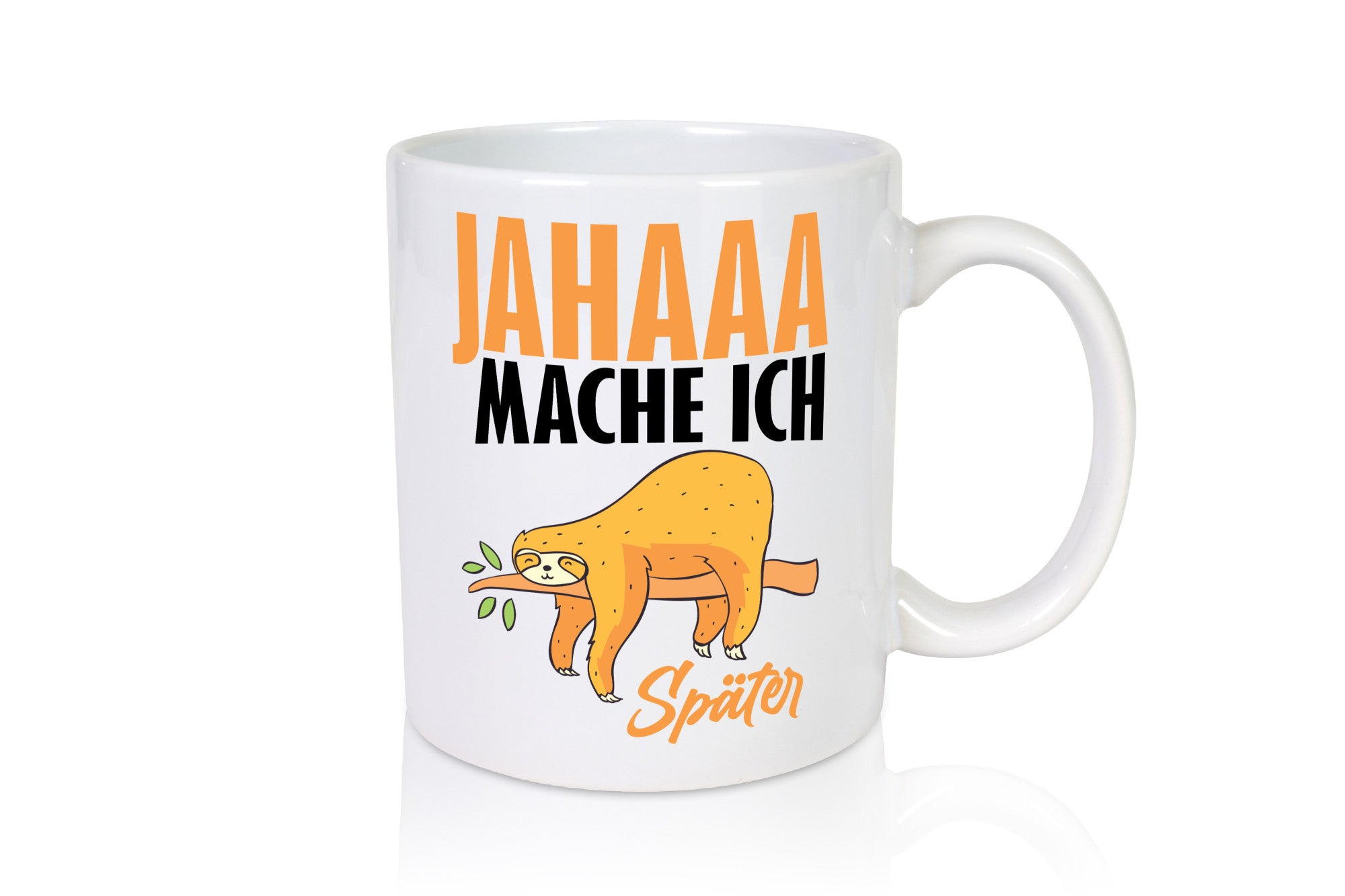 Mach ich später Geschenkidee Humor Tasse