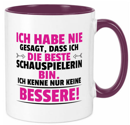 Die Beste Schauspielerin | Theater lustiger Spruch Geschenk Humor Geschenkidee
