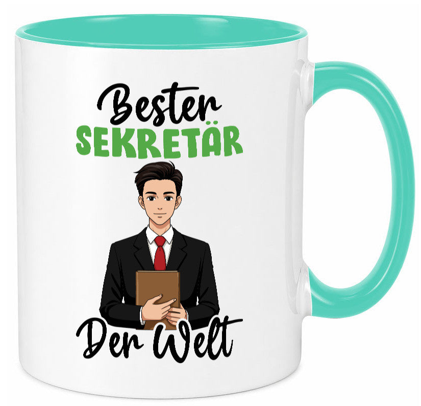 Bester Sekretär | Büro v2 lustiger Spruch Geschenk Arbeit Kollegen Tasse