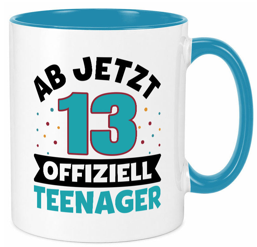 13. Geburtstag | Mädchen Tasse Teenager Spruch vl4 Humor Geschenkidee