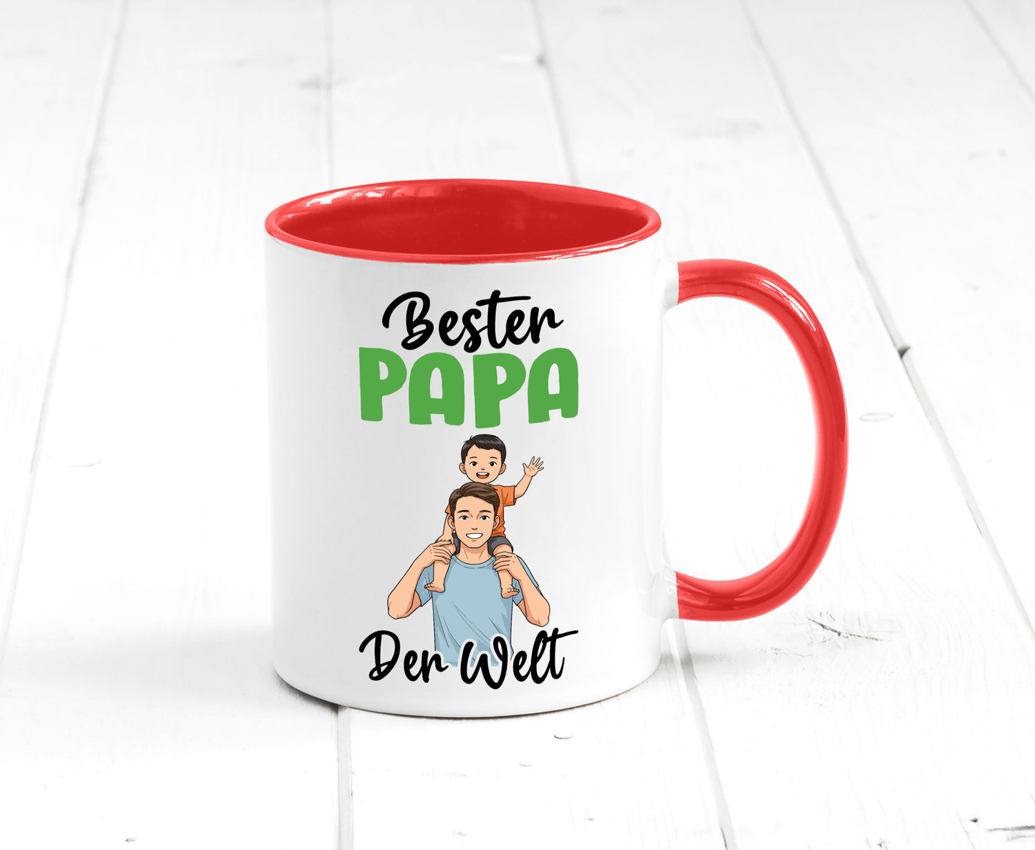 Bester Papa | Vatertag Daddy Familie lustiger Spruch Geschenk Geschenkidee Tasse