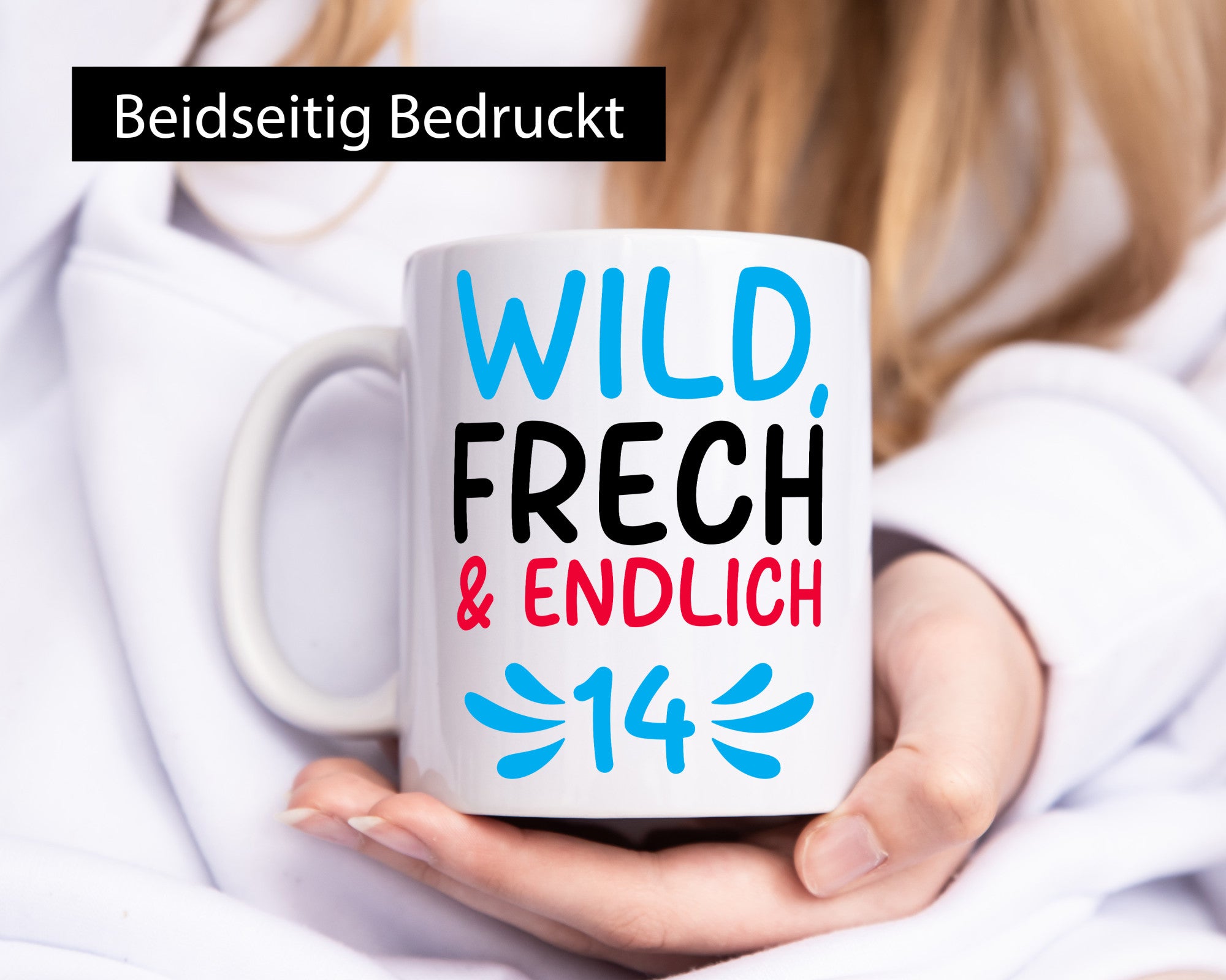 14. Geburtstag | 14 Jahre Wild &amp; Frech Geschenk Geschenkidee lustiger Spruch