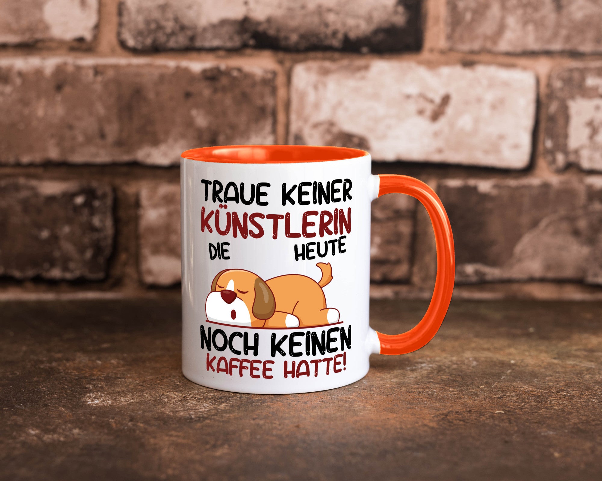 Traue keiner Künstlerin| Spruch lustig | Kunst lustiger Geschenk Humor