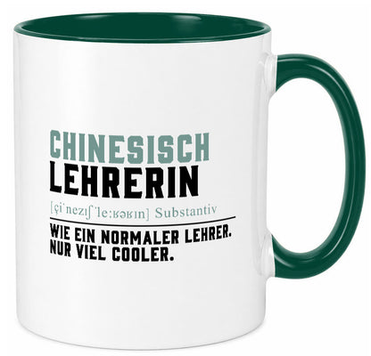 Chinesischlehrerin | Lehrer Unterricht Lieblingslehrerin Geschenk Humor Tasse
