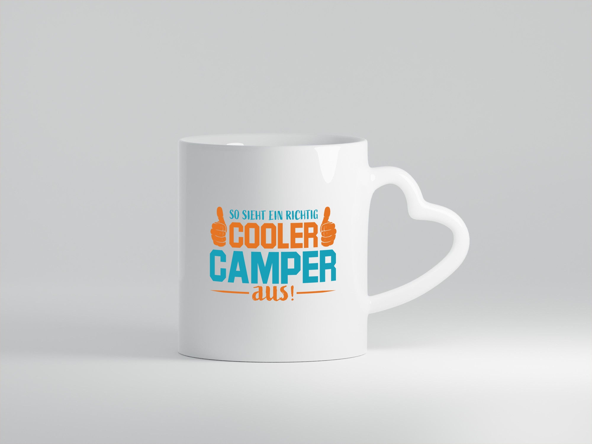 Richtig Cooler Camper | Daumen hoch Geschenk Humor Geschenkidee lustiger Spruch
