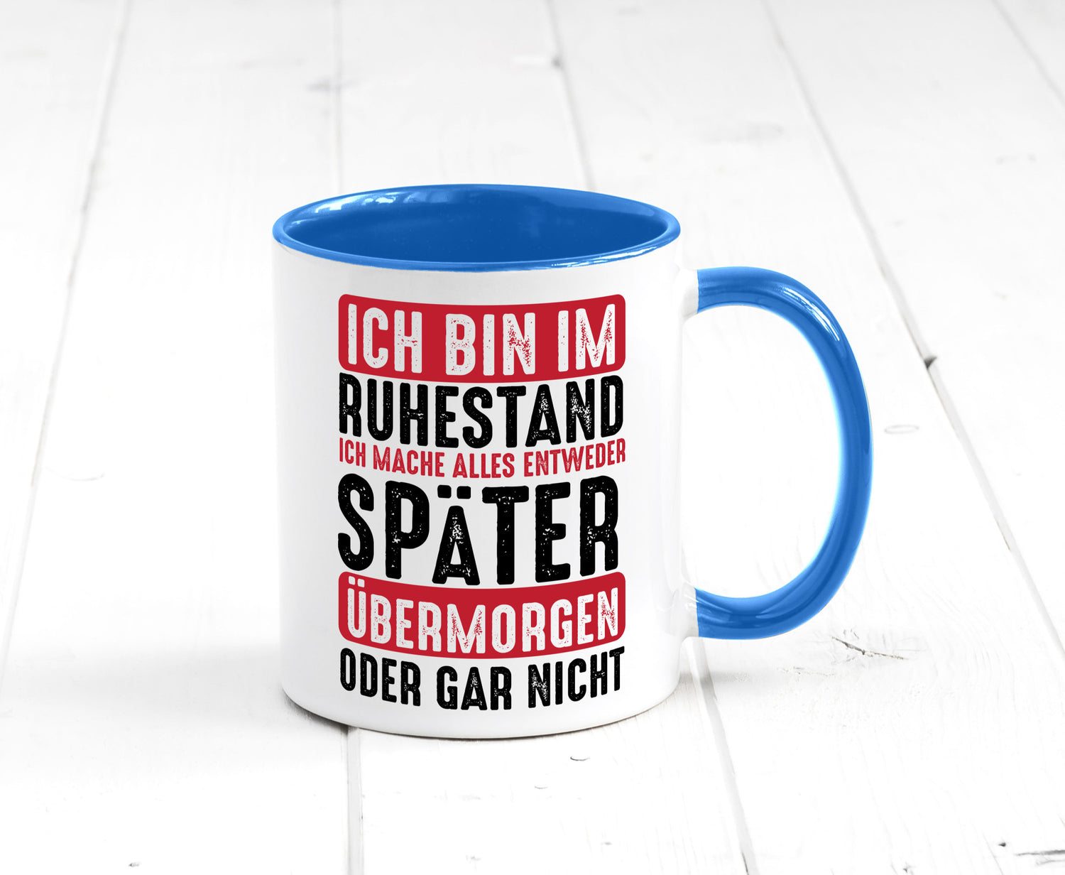 Ich mache alles später oder gar nicht | Rentner Ruhestand Geschenkidee Jubiläum