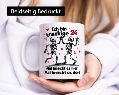 24. Geburtstag | Knackige 24 Ich bin alt v2 Humor Geschenkidee Tasse
