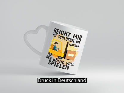 Gabelstapler Tasse | Lagerarbeiter Humor Beruf Arbeit Kollegen Büro Geschenkidee