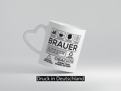 Achtung Probleme Brauer | Bier Brauerei Humor Geschenkidee Tasse