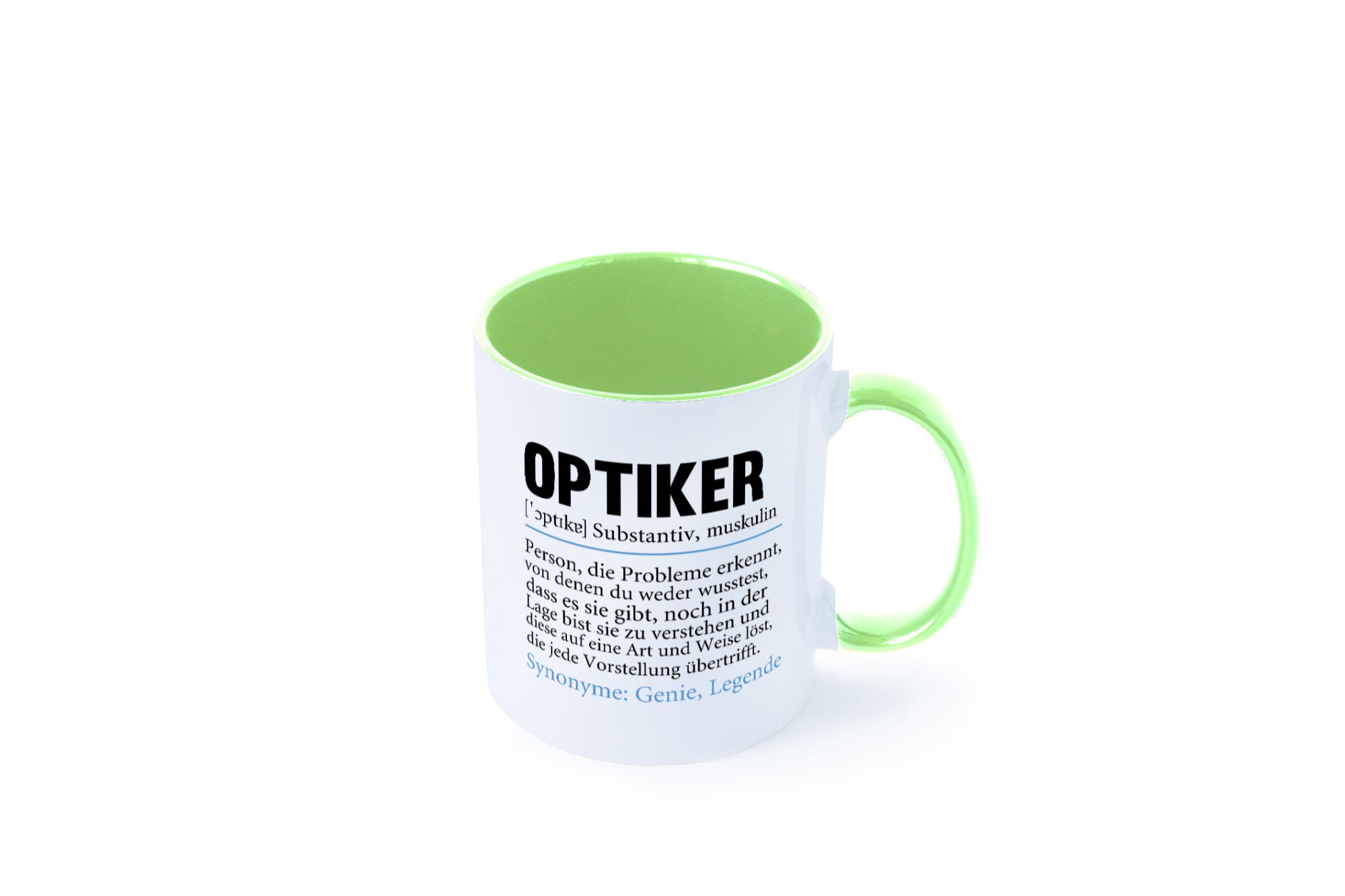 Optiker | Spruch Augenoptiker Beruf Humor v2 lustiger Geschenk Arbeit Kollegen