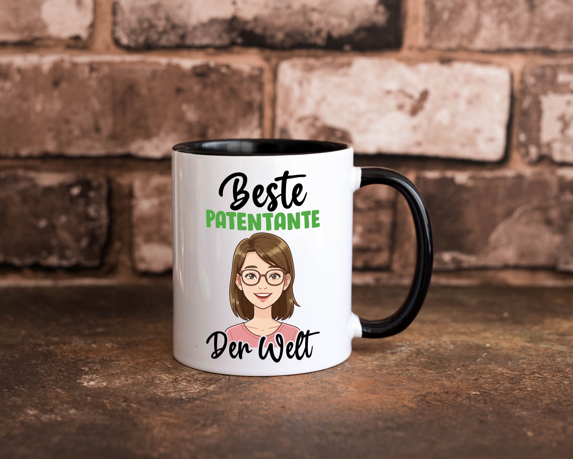 Beste Patentante | Tante lustiger Spruch Geschenk Humor Geschenkidee Tasse