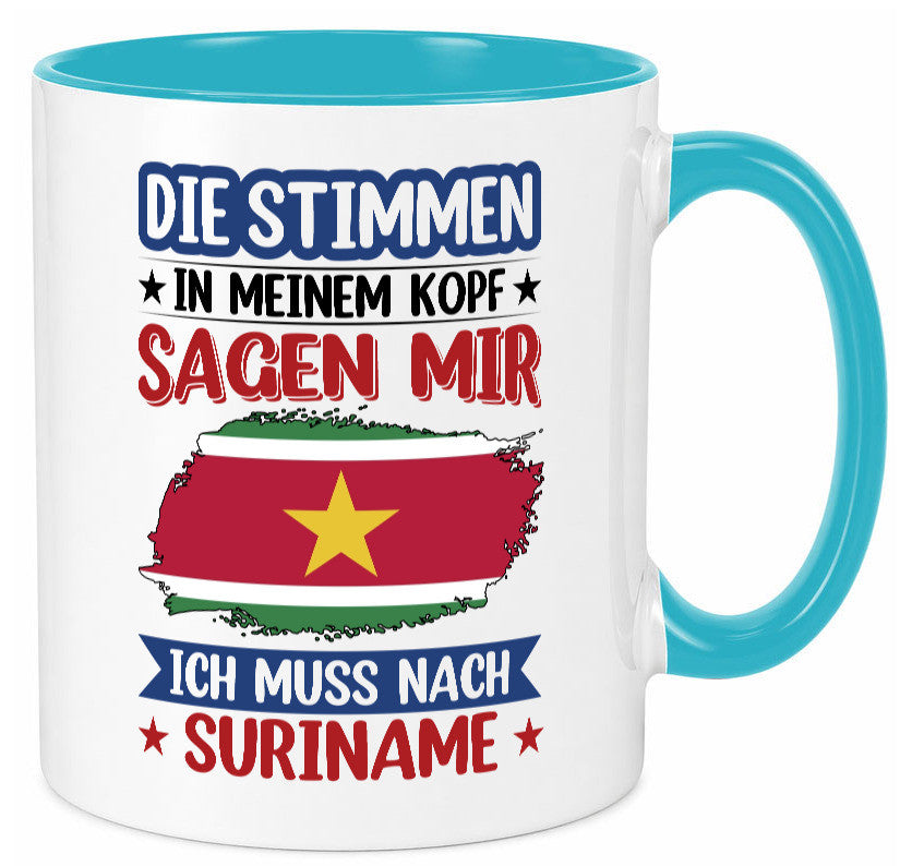 Suriname | Urlaub Stimmen in meinem Kopf Traumland v2 Geschenk Humor