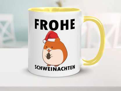 Frohe Schweinachten | Meerschweinchen Weihnachten lustiger Spruch Geschenk