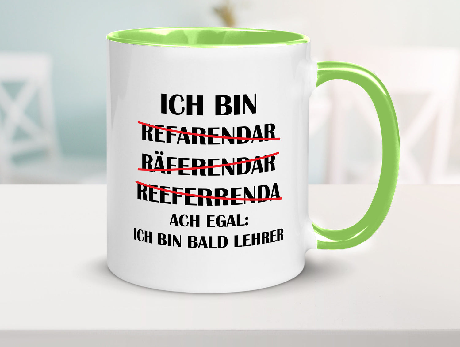 Ich bin bald Lehrer | Rechtschreibfehler lustig Humor Geschenkidee Geschenk