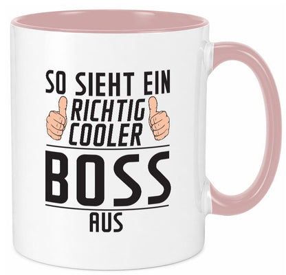 Richtig Cooler Boss | Führungskraft Vorgesetzter lustiger Spruch Geschenk Humor Tasse