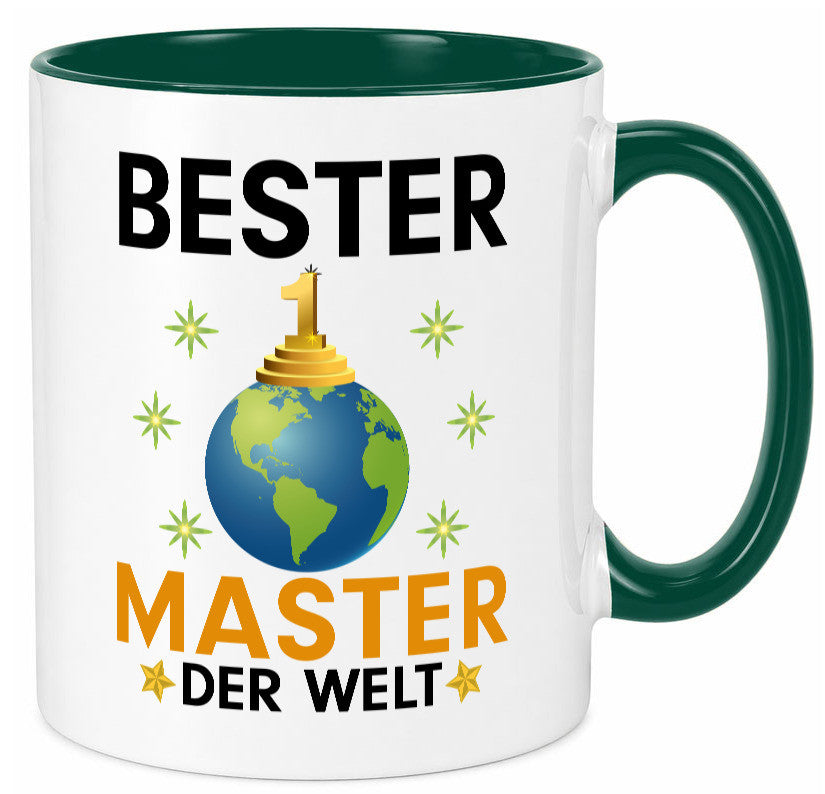 Welt Bester Master | Universität Student Humor Geschenkidee Tasse
