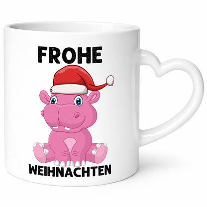 Frohe Weihnachten | Weihnachtstiere Nilpferd Humor Tierliebhaber Geschenkidee