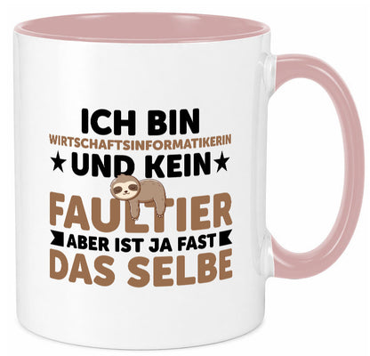 Ich bin kein Faultier: Wirtschaftsinformatikerin v2 lustig Tierliebhaber Humor