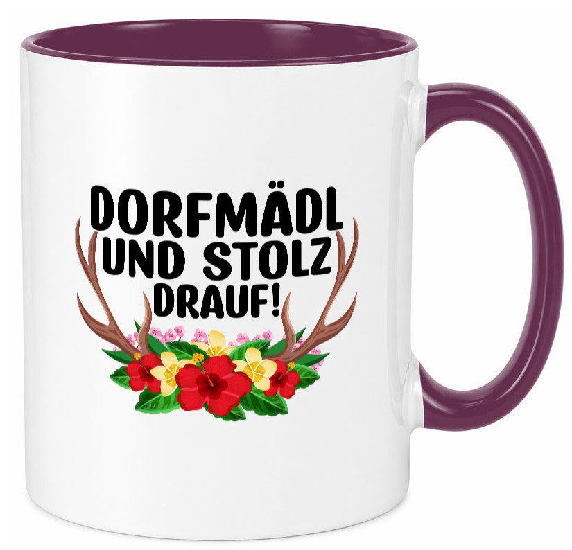 Dorfmädel und stolz drauf | Dorfkind Dorf v2 Geschenkidee Humor Tasse