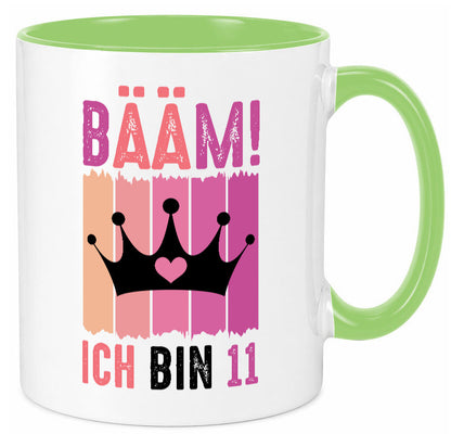 11. Geburtstag | 11 Jahre Bääm ich bin Krone Humor Geschenkidee Tasse