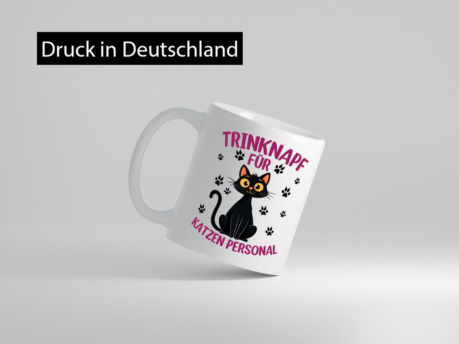 Katzen Personal | Katzenbesitzer Tasse Katze Humor vl5 lustiger Spruch Geschenk