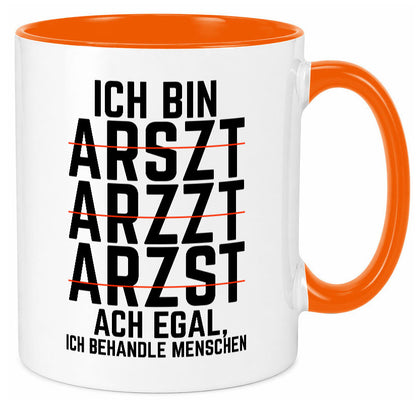 Ich bin Arzt | Rechtschreibung Klinik lustiger Spruch lustig Humor Geschenkidee