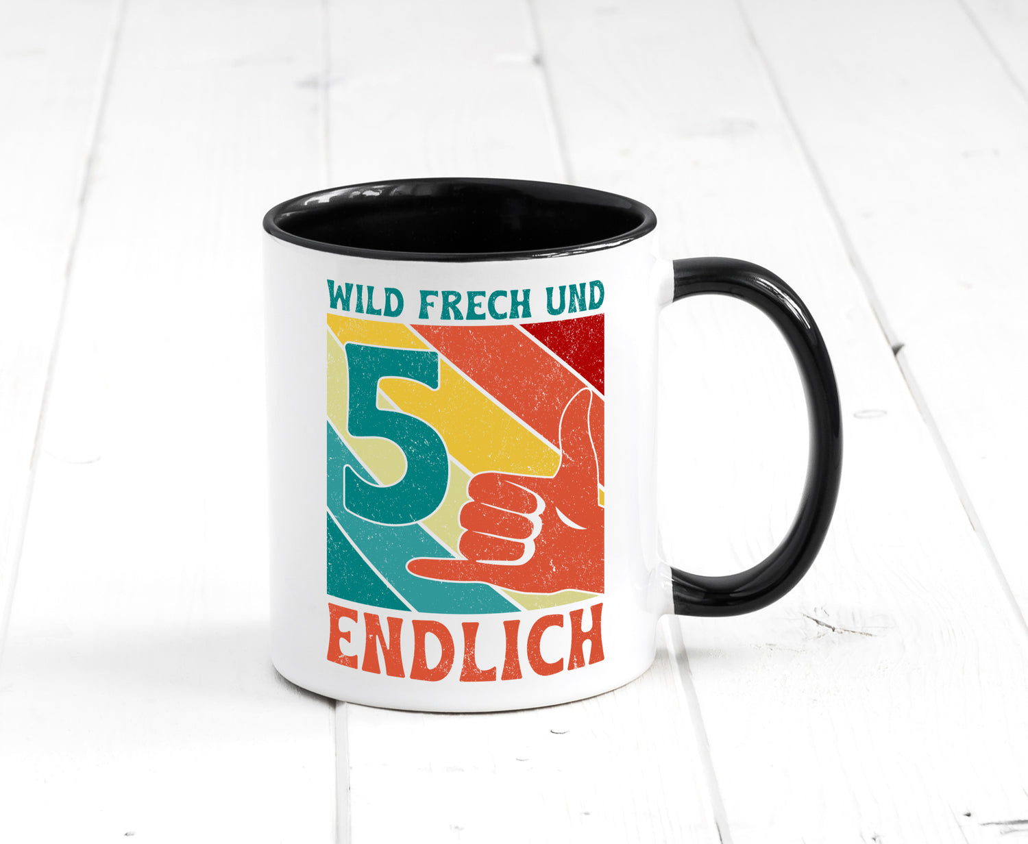 5. Geburtstag | 5 Jahre Wild und Frech Geschenk Geschenkidee lustiger Spruch
