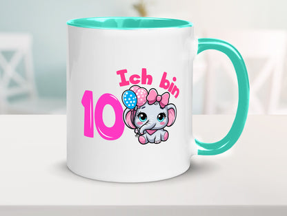 10. Geburtstag | 10 Jahre Elefant Mädchen Geschenk Geschenkidee lustiger Spruch