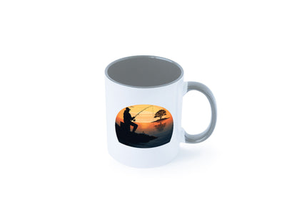 Angler | Sonnenuntergang Fischer Fische Angeln v2 Geschenk Humor Geschenkidee