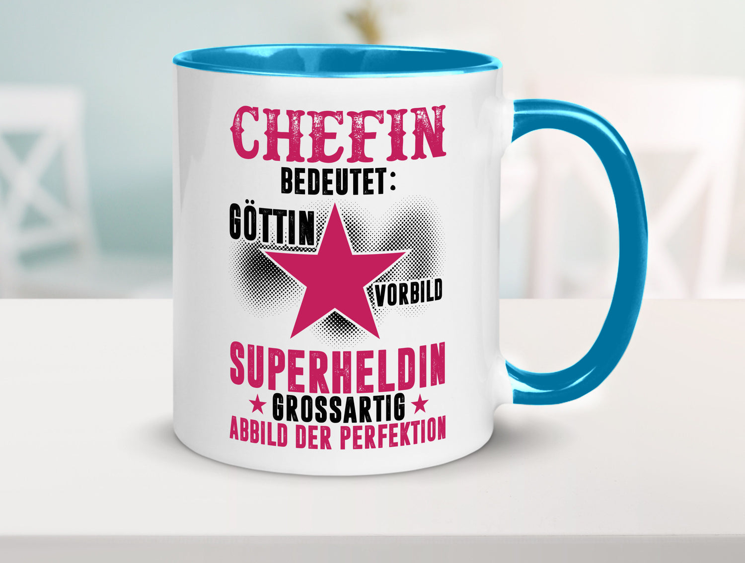 Bedeutung von Chefin | Führungskraft Vorgesetzte Geschenk Arbeit Kollegen Büro