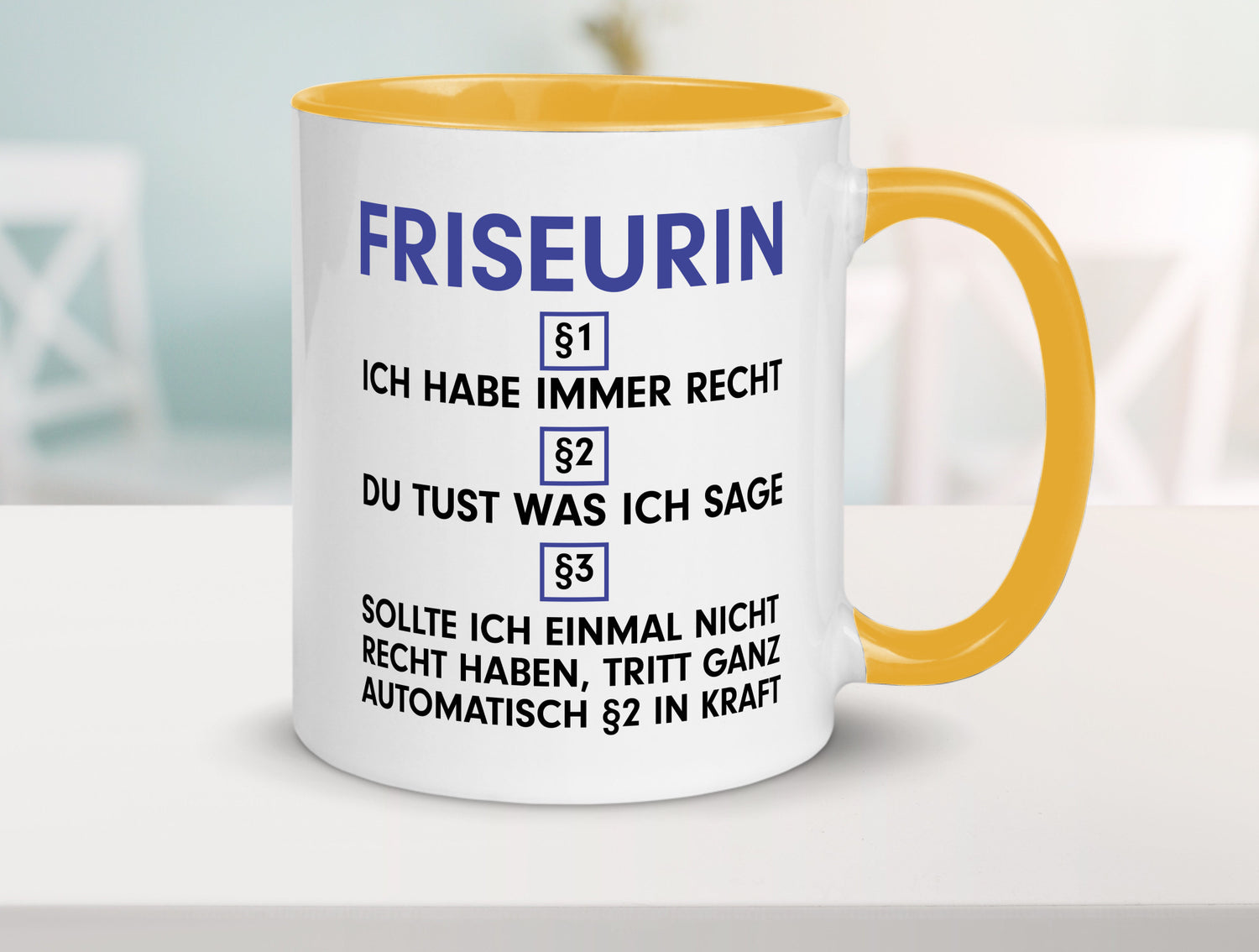 Ich habe immer Recht Friseurin | Friseuse Frisörin v2 Geschenk Humor