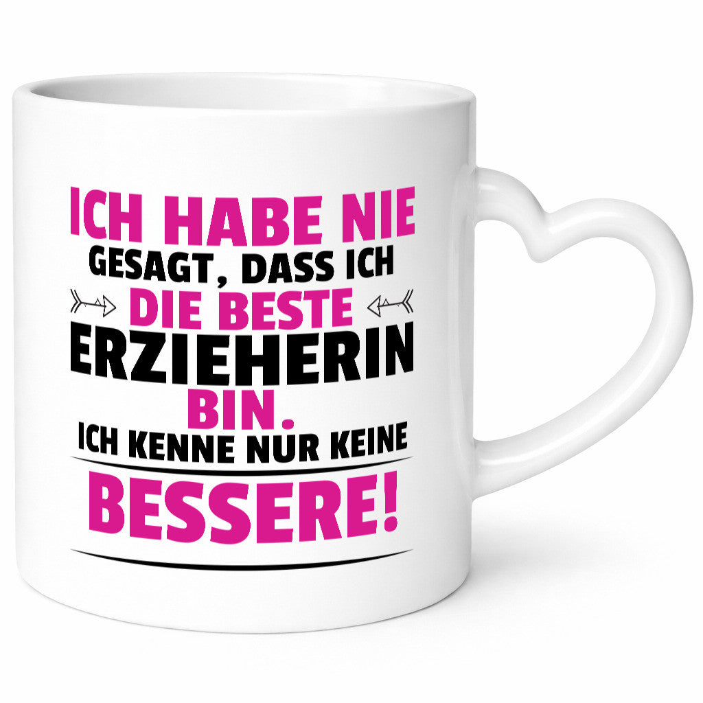 Die Beste Erzieherin | Pädagogin Schule lustig Humor Geschenkidee Geschenk Tasse