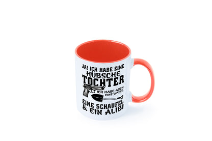 Hübsche Tochter Geschenk Familie Geschenkidee lustiger Spruch Tasse