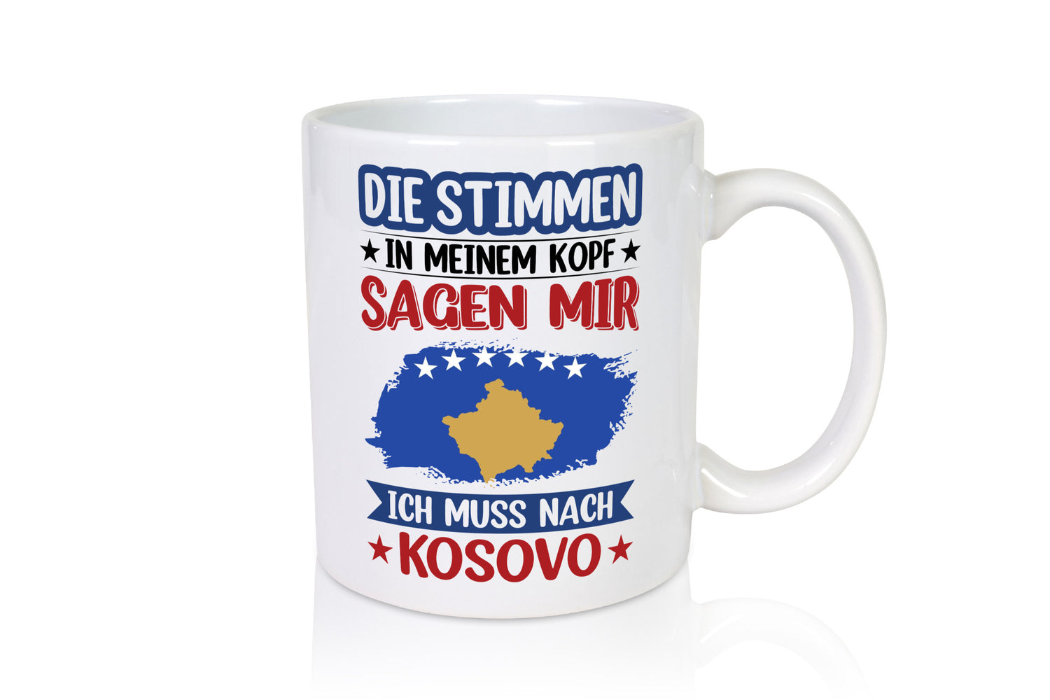 Kosovo | Urlaub Stimmen in meinem Kopf Traumland Geschenk Humor Geschenkidee