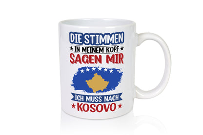 Kosovo | Urlaub Stimmen in meinem Kopf Traumland Geschenk Humor Geschenkidee