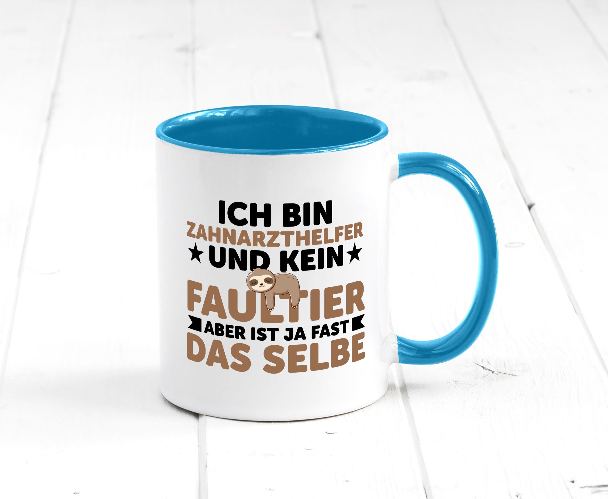 Ich bin kein Faultier: Zahnarzthelfer | Zahnmedizin Humor Tierliebhaber
