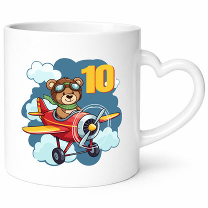 10. Geburtstag | 10 Jahre Kinder Pilot Flugzeug lustig Geschenkidee Geschenk