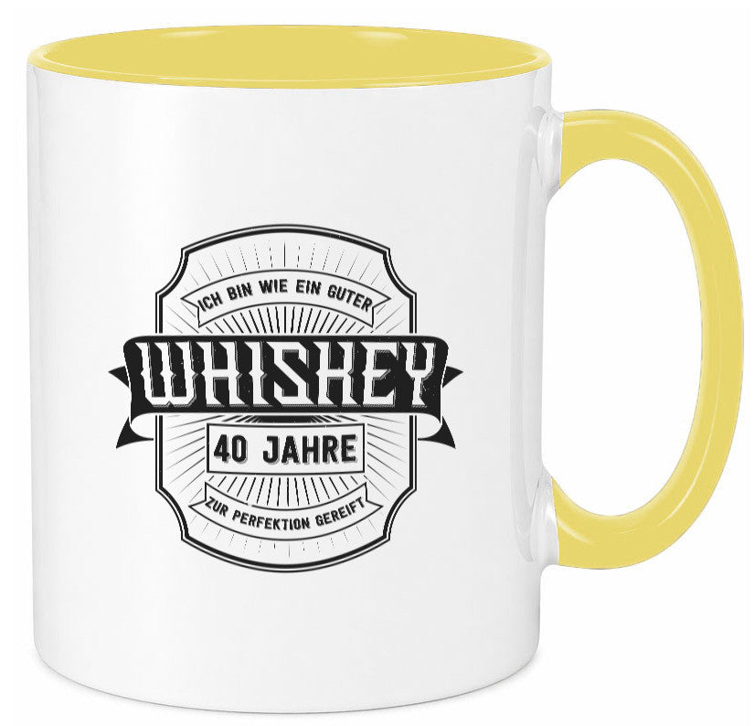 Guter Whisher | 40 Jahre Emblem lustiger Spruch Geschenk Humor Geschenkidee Tasse
