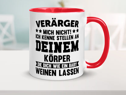 Ärger mich nicht ich kenne stellen da tut es weh. | Rache Geschenk Humor