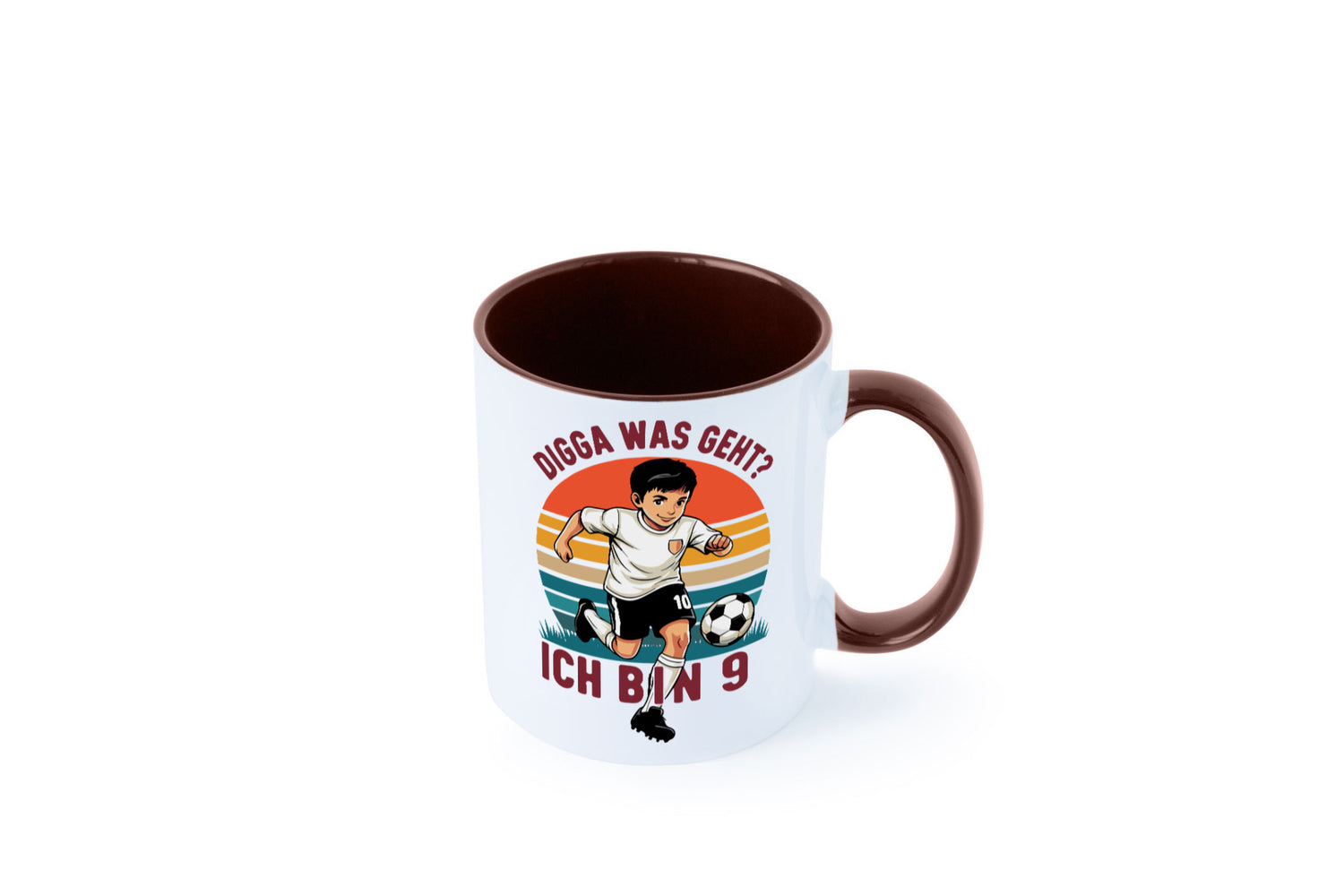 9 Geburtstag | Jahre Digga was geht ab Fußball lustig Geschenkidee Geschenk