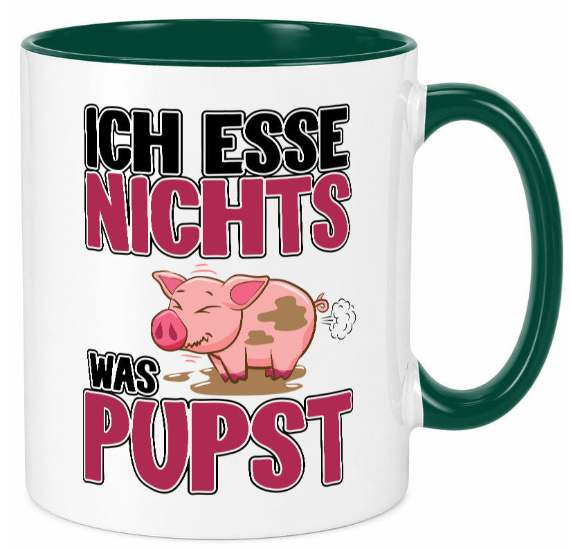 Ich esse nicht was Pupst lustiger Spruch Geschenk Humor Geschenkidee Tasse
